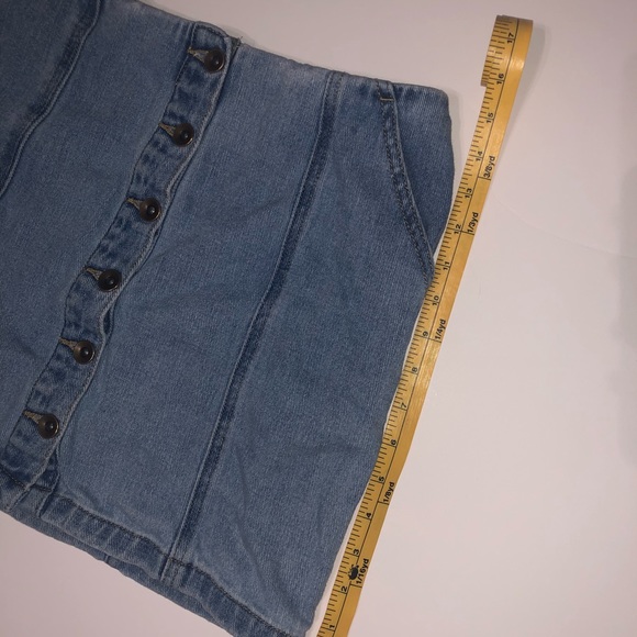 Forever 21 Denim Mini Skirt - Picture 7 of 8